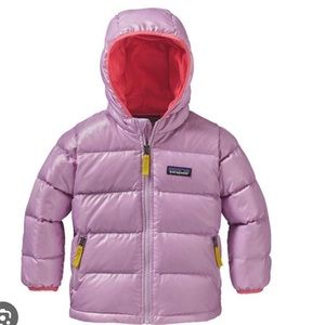 Patagonia Toddler Girl’s Hi Loft Down Purple/Pink Jacket Coat Winter Size 4T